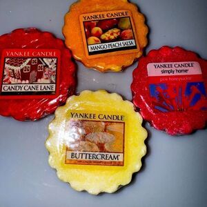 YANKEE CANDLE WAX BARS SET OF 4